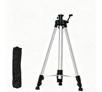 Portable Construction Tripod for Levels Compact Bag Portable(1.5m) | Thickened aluminum alloy, adjustable height range, secure locking clips, fits levels, construction use