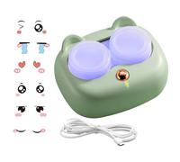 Portable Contact Lens Cleaner - USB 3 Mode Glasses Cleaning Device | Silent Contact Lens Cleaner | For Daily Use At Home On Travel And On The Road