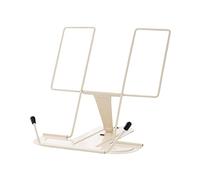 Portable Cookbook Holder Organizer Display,White 18x16x16cm
