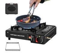 Portable Cooker For Camping,Portable Cooking Burner - 2-in-1 Compact Burner For Picnic Barbecue And Outdoor Adventures