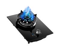 Portable Cooktop,5.2KW 9-cavity High-fire Timer,Gas/LP Gas Conversion Stove,Cast Iron Pot Holder,with Flameout Protection,for Home Kitchen(LPG)