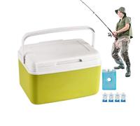 Portable Cool Box, Insulated Cool Box, Cool Box for Travel, Picnic Cool Box, Camping Cool Box with Lid, Thermal Ice Container, Fishing Ice Box, Ice Box, Cool Box for Outdoor Use