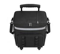 Portable Cooler Bag on Wheels - Insulated Ice Storage Box, Large Capacity Leak-Proof , Detachable Trolley Design with Retractable Handle | Transport