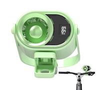 Portable Cooler with Clip Fan - ABS 8cm 200G | Silent Personal Cooler USB Rechargeable Mini Fan with Light Lanyard | Passe