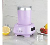 Portable Cooling Cup, Electric Cooler Smart Device Fast-freezing, Drinks Cup Quick Cooling Can Cooler, Mini Summer Coolers, For Beer, Drinks, Can, Ice Cream,Purple-320cm