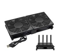 Portable Cooling Fan - Mobile Blower in Router | USB Powered Computer Equipment Current with Strong Airflow, External Mini Fans for Laptop Game Console