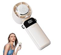 Portable Cooling Fan: Quiet Handheld Air Cooler With 100 Adjustable Speed, Foldable Rechargeable Fan With Smart Display For Small Spaces | Device