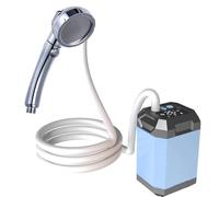 Portable Cordless Camping Outdoor Electric Rechargeable Large Capacity Hiking Traveling Digital Display Bathe Tool