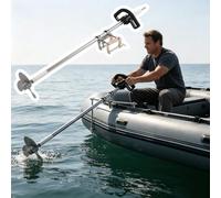 Portable Cordless Drill Powered Boat Thruster, Clamp/Bracket Mounted Small Outboard Motor, Emergency Boat, Kayak, Raft Electric Paddle