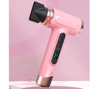 Portable Cordless Hair Dryer, Low-Heat USB Rechargeable Blow Dryer, 3 Modes Travel Hair Dryer w/Hot and Cold Air, Suitbale for All Hair Types, Pink