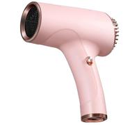 Portable Cordless Hair Dryer - Rechargeable Battery Hair Dryers for Travel - Handheld Wireless Hairdryer - Compact Blow Dryer for Quick Drying - 2600mAh, Men & Women (Pink)