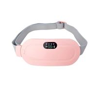 Portable Cordless Heating Pad, Electric Waist Belt Device, Fast Heating Pad with 3 Heat Levels and 3 Massage Modes, Back or Belly Heating Pad, Gifts for Her, Womens and Girls