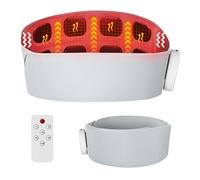 Portable Cordless Heating Pad, Rechargeable & Adjustable Waist Belt 3 Heat Large Coverage, Back or Belly Heating Pad, Gifts for Her Dad Mom Men Women Elderly