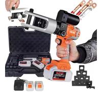 Portable Cordless Hydraulic Crimping Pliers-Suitable for Copper and Aluminum Terminals-Electric Hydraulic Crimping Tool- Hydraulic Wire Crimper-12t Cordless Hydraulic Crimping Plier Tool