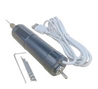 Portable Cordless Miniature Drill Set Includes 6 Accuracy Bits for Delicate Work on Soft Materials Like Resin and Wood Resin Jewelry Equipment