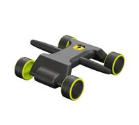 Portable Core Training Roller | Padded surface areas, Abdominal Exercise Roller with Handles, Compact, for Home Gym