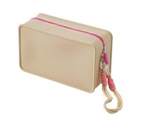 Portable Cosmetic Bag Organizer Bag-up-up | Portable Makeup Bags | Makeup Bags with Large Capacity for Travel, Weekend, School, Business Trip, Beach, Khaki, Se référer à la description, Refer to