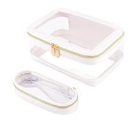 Portable Cosmetic Bag - Portable Cosmetic Organizer Pouch with Zipper,Makeup Organization, Cosmetic Organization Pouch for Women, Girls