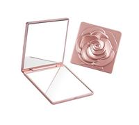 Portable Cosmetic Mirroring with 360 Foldable Design and Shatters Resistant Construction Elegant Makeup Portable