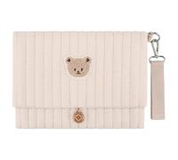 Portable Cotton Diaper Storage Bag with Multiple Compartments Space Saving Hanging Organiser Bag for Parents Unisex Travel Diaper Storage Solution