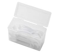 Portable Cotton Swab Case: Transparent Holder, Storage Box | Durable Compact Design with Clear Cover Lightweight Construction, Small Organizer for Ba Balls