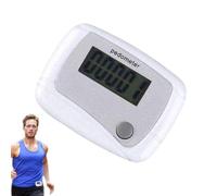 Portable Counter Digital LCD Pedometer, Walking Tra-cker Display Device, Electronic Fitness Monitor, Step Counting Function, Clear Screen Interface, 2cm, For Hiking