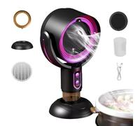 Portable Countertop Extractor Hood, Designed for Indoor Smoke Extraction, Featuring a Removable Filter and Oil Collection Cup. Suitable for Indoor Barbecues, Camping Trips and Domestic Use.