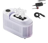 Portable Countertop Ice Maker Machine, Energy-Efficient Small, 8 Cubes in 10 Mins, Compact Mini Ice Maker for Home, Office, Camping, RV. (Purple, Australian specification)
