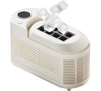 Portable Countertop Ice Maker Machine for Home, 8 Cubes In 10 Mins, Lightweight Counter Top Electric Ice Cube Maker, Self-Cleaning Small Ice Cube Maker, for Home Camping Office-White