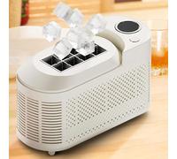 Portable Countertop Ice Maker, Mini Cube Machine with One Click Control for Home, Dormitory, and Camping