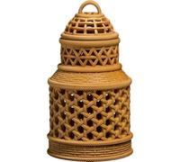 Portable Cricket cage solid wood Chinese style cultural ornament cricket jar easy to carry for Enthusiasts
