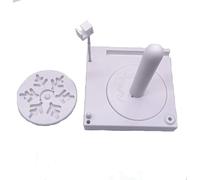 Portable Crochet Caddy - Multi-Functional Yarn Holder Spinner with Detachable Spool Box, Phone Stand & Accessory Organizer for Knitting Lovers (White)