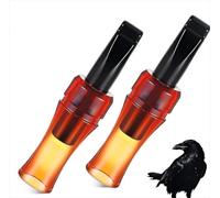 Portable Crow Caller Whistle with Realistic Sound, Bird Decoy to Attract Crows for Hunting, Imitation Crow Call for Outdoor Enthusiasts, for Beginners (2Pcs)
