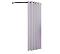 Portable CShaped Fitting Room for Retail Stores - Temporary Wall Support SpaceSaving Design Easy Assembly Ideal for Clothing Shops and PopUp Events