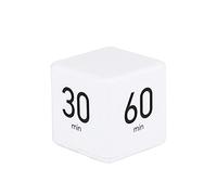 Portable Cube Timer Digital Kitchen Timer Countdown 15-20-30-60 Minutes Flip Timing with Digital Display Time Management for Study Sports Cooking Gaming Office