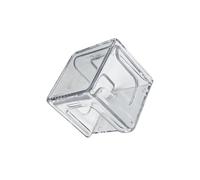 Portable Cue Chalk Holder Clear Acrylic Cue Chalk Holder | Billiard accessories for the pool and table billiard game. For daily training, various playing types, home game room,
