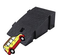 Portable Curb Ramps, Non-Slip Resistant Plastic Lightweight Threshold Ramp Kit, Car Kerb Ramps Loading Aid for Caravan Trailer Wheelchair Motorcycle Automobile Bicycle