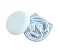 Portable Cute Cat Claw Cartoon 3.5mm Jack Wired In-ear Earphones Headphones with Storage Box for iOS and Android Smartphones, Laptops, Gaming,etc White