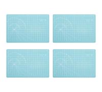 Portable Cutting Board for Artistics Designs Featuring Surfaces and Multilingual Measurement Lines Double Side Measurement Grids