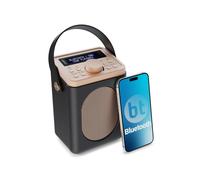 Portable DAB+ Radio with Bluetooth | 15 Hour Battery Playback and Mains Power...