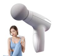 Portable Deep Tissue Massager, Handheld Deep Tissue Massager, Small Vibrating Muscle Massager with 3 Levels, Quiet Travel Massage Device, Relaxing Deep Tissue Massager for Women & Men