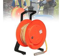 Portable Deep Well Water Level Meter Indicator Water Level Gauge Borehole Depth Measurement Steel Tape Ruler Dip Meter Depth 30m 50m 100m 150m 200m 300m 30m(98.4ft)