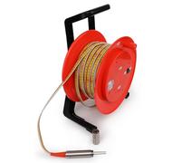 Portable Deep Well Water Level Meter with Stainless Steel Probe, Depth up to 300m, Peak Display & Indicator Light for Borehole Measurement by Well Repairers