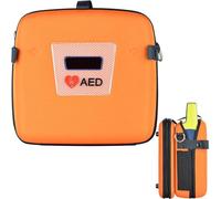 Portable Defibrillator Storage Bag with Transparent Window, Double-Layer Design, Adjustable Shoulder Straps for Home, Office, and Public Places