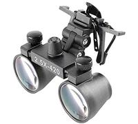 Portable Dental Binocular Loupes 2.5X420MM Metal Clip Loupes Magnifying Glasses DY-109