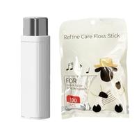 Portable Dental Floss Box, Automatic Dental Floss Pick Holder, Automatic pop-up Design, Suitable for Home, Travel, and Dates