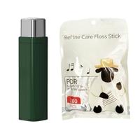 Portable Dental Floss Box, Automatic Dental Floss Pick Holder, Automatic pop-up Design, Suitable for Home, Travel, and Dates