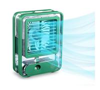 Portable Desk Air Conditioner, Personal Desktop Fan, Small Air Conditioner, Mini Humidifier, Ambient Night Light, Bedroom Office Desktop Use,The Best Gift for Family in Summer Y