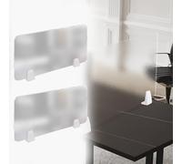 Portable Desk Divider 2Piece with Clips forDining Tables Adjustable 100x50 cm Partit forEnhanced Privacy Solut