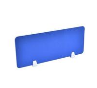 Portable Desk Divider Removable Privacy Panel for Home Office Study LibraryFree Standing Blue Partition (39.3"x11.8")